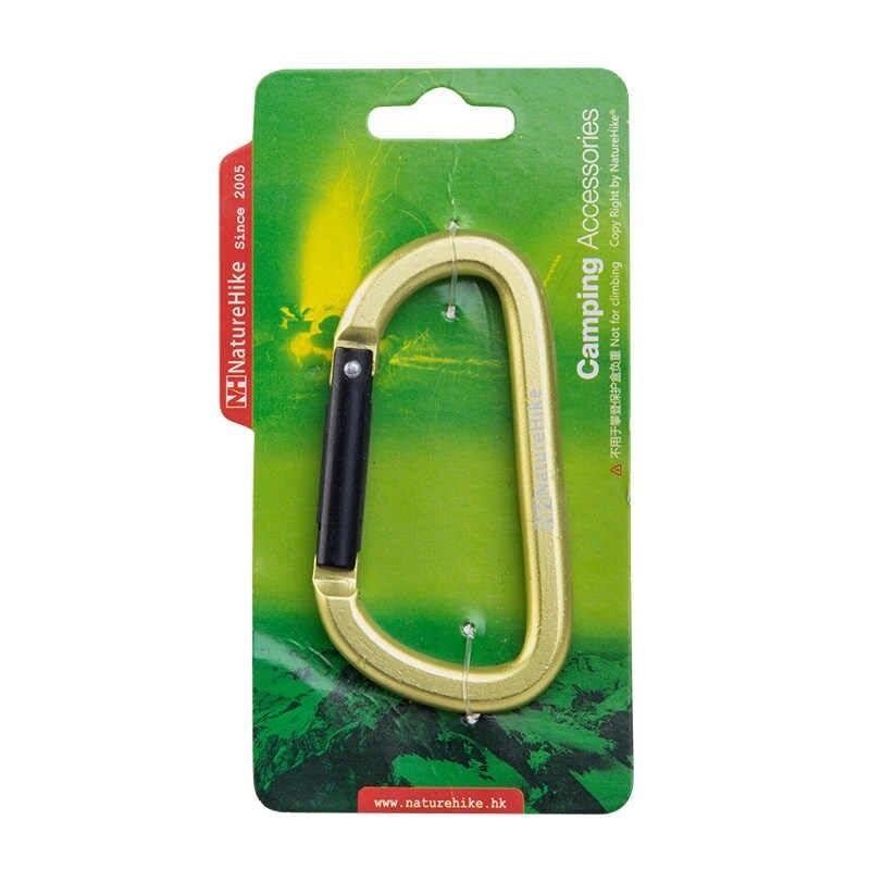 Naturehike 8cm d-type multifunctional hang buckle without lock – Green