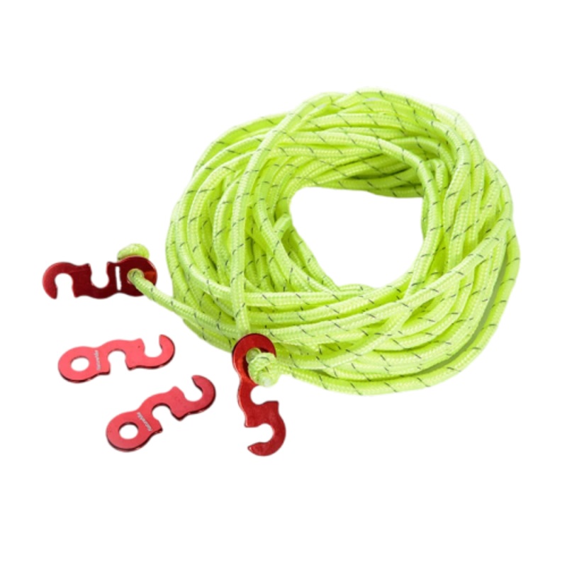 Naturehike – S Type Wind Rope Buckle Ultralight 4PCs – Red